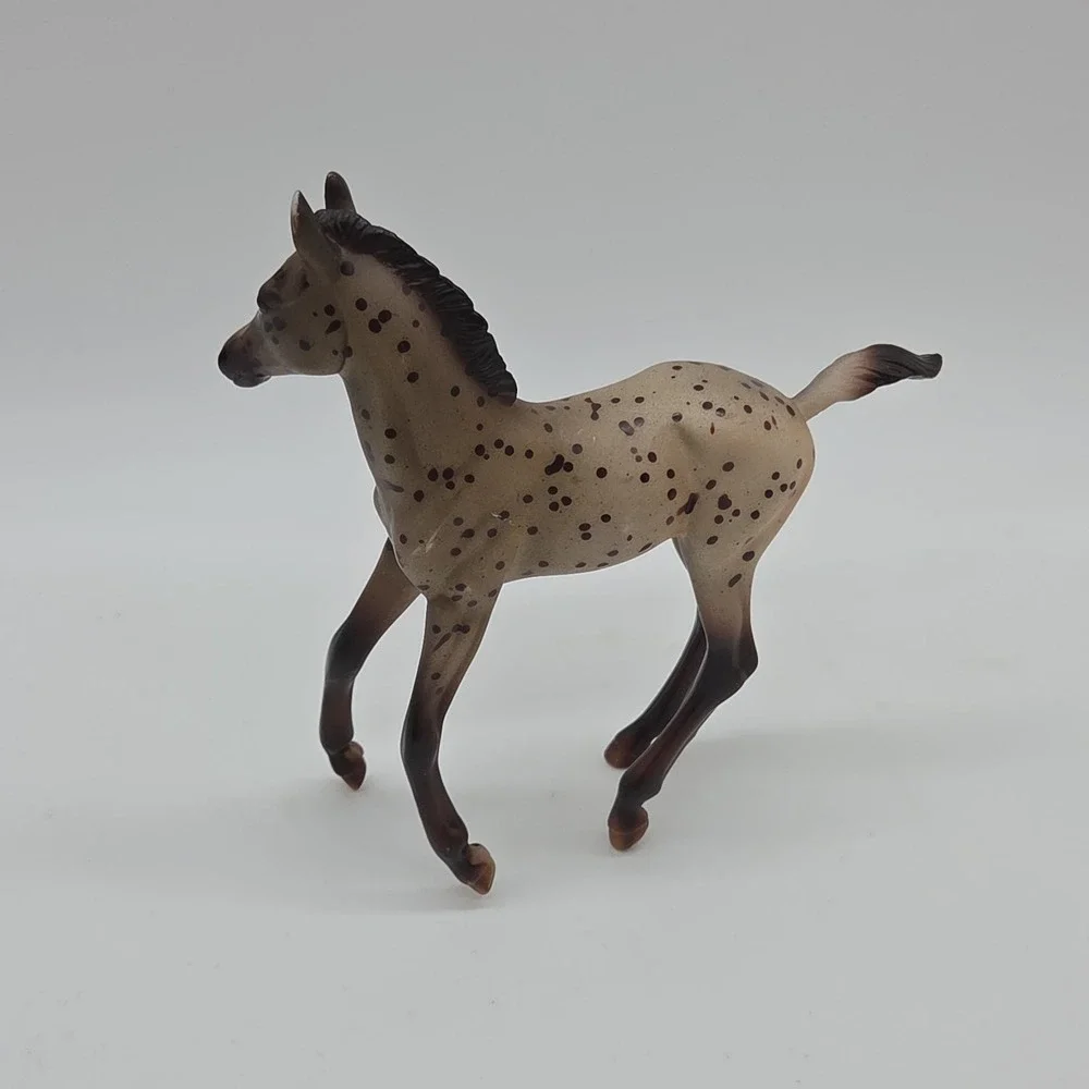 Colorful Foals Set Leopard & Dun #683 Breyer Classic / Freedom Appaloosa Mesteno